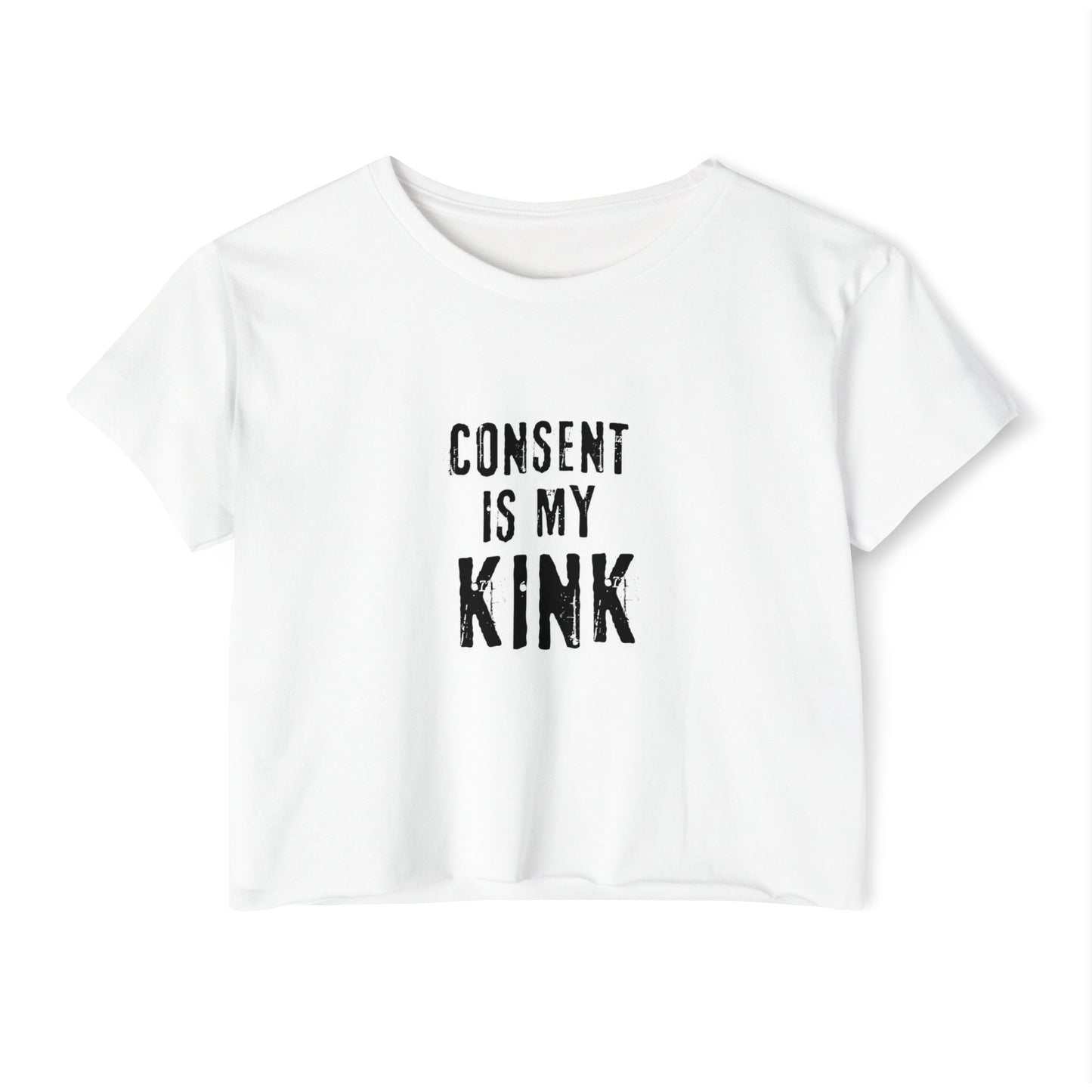 Consent is my Kink - Women's Festival Crop Top