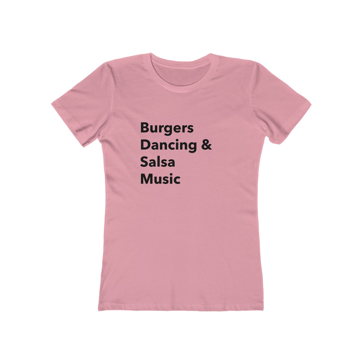 Burgers, Dancing & Salsa Music - Women's T-shirt