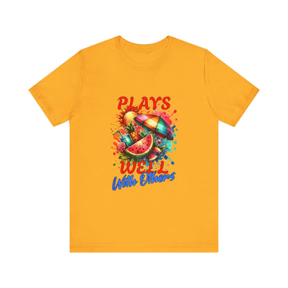 Plays Well With Others Beach - Unisex T-Shirt