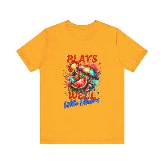 Plays Well With Others Beach - Unisex T-Shirt