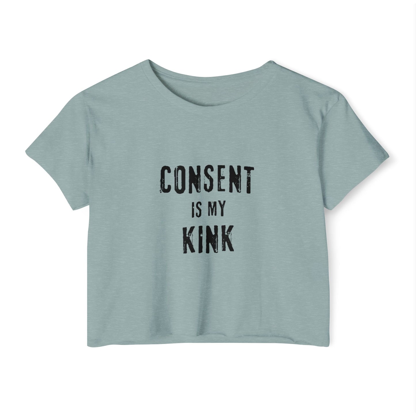 Consent is my Kink - Women's Festival Crop Top