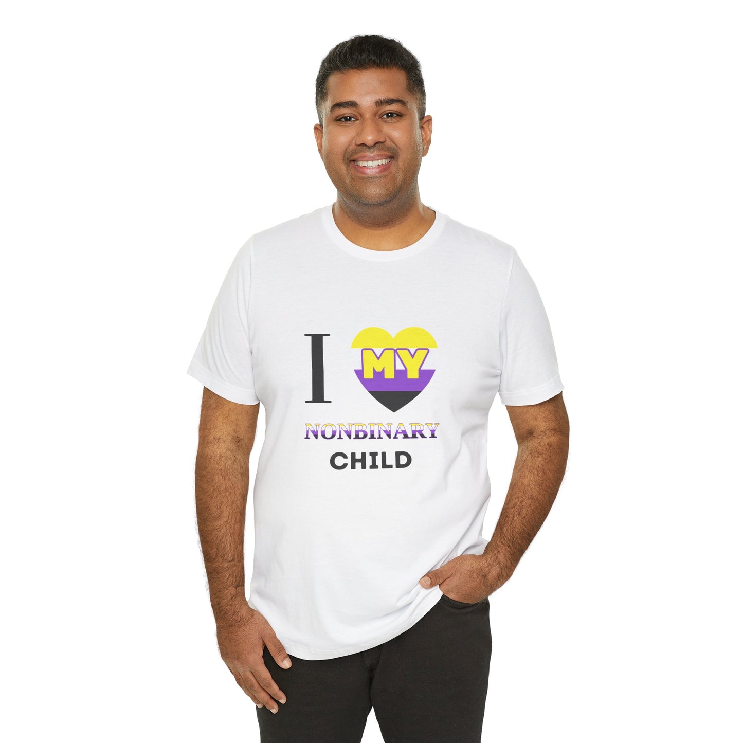 I Heart my Nonbinary Child - Unisex T-Shirt