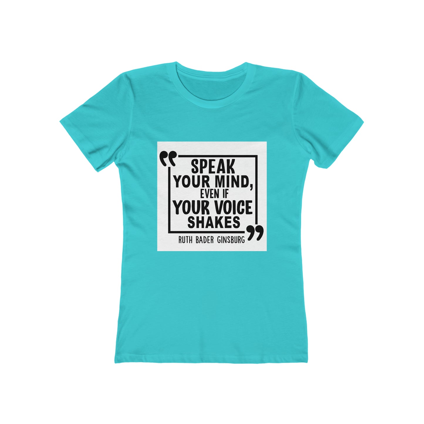 Voice of Courage Quote - Women's T-shirt