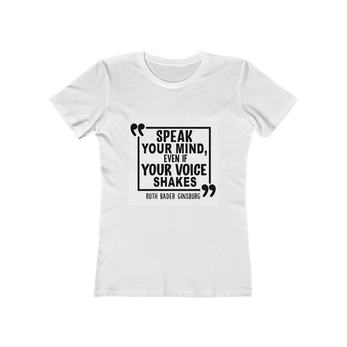 Voice of Courage Quote - Women's T-shirt