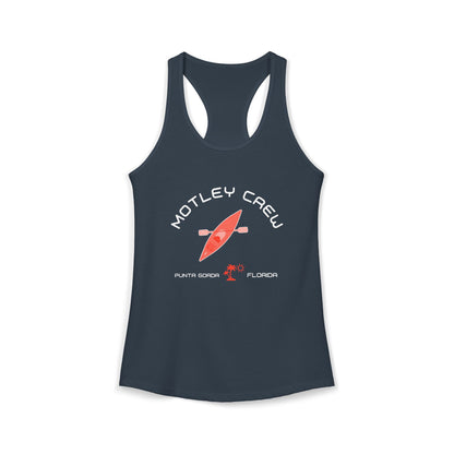 Motley Crew, Laurie N - Women's Ideal Racerback Tank