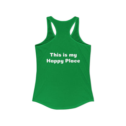Motley Crew, Claudia S 2: Happy Place - Women's Ideal Racerback Tank