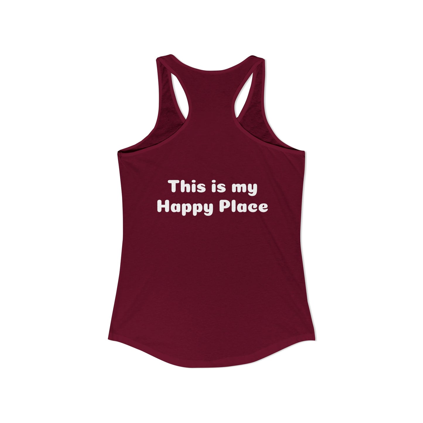 Motley Crew, Claudia S 2: Happy Place - Women's Ideal Racerback Tank