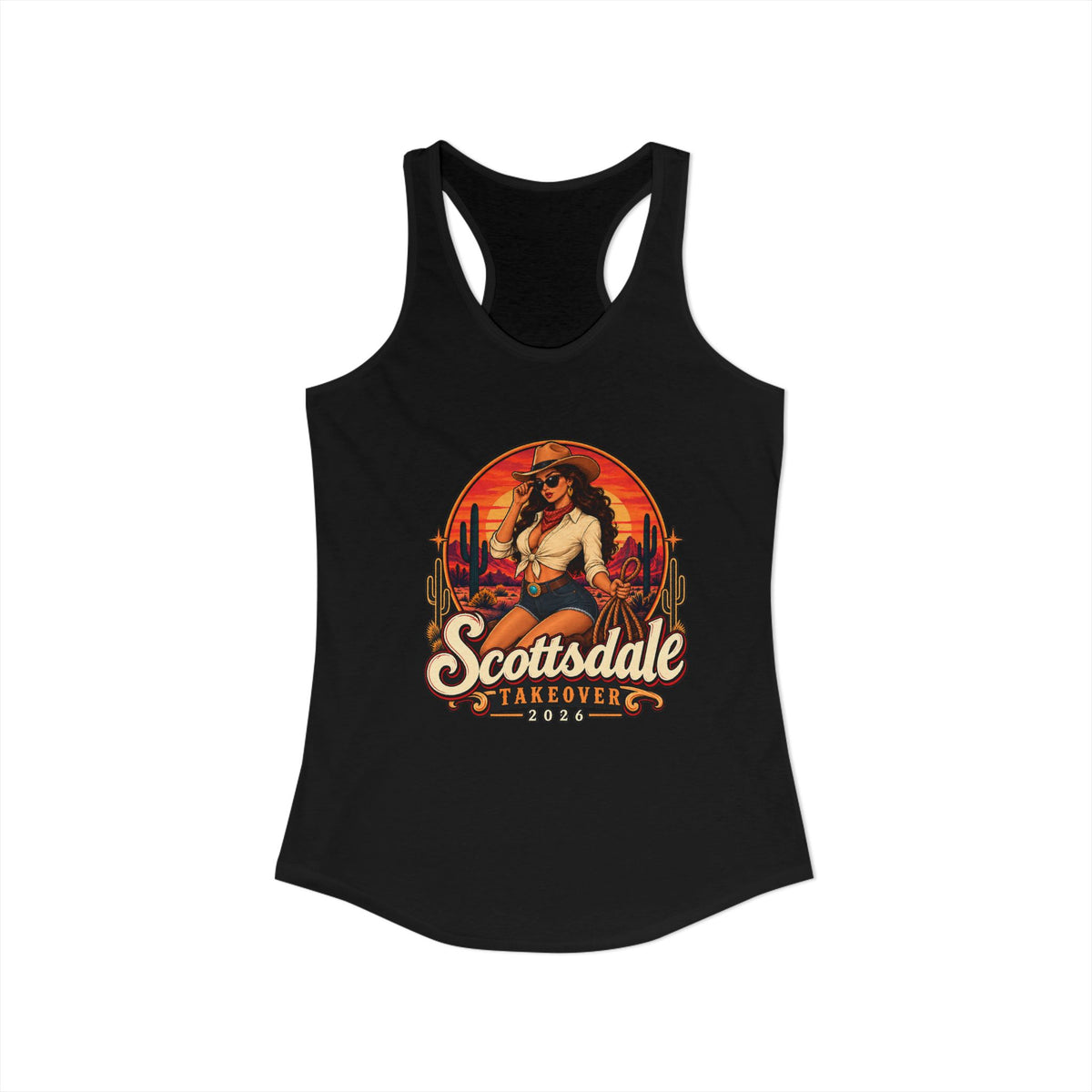 Scottsdale Takeover 2026 - Women's Ideal Racerback Tank