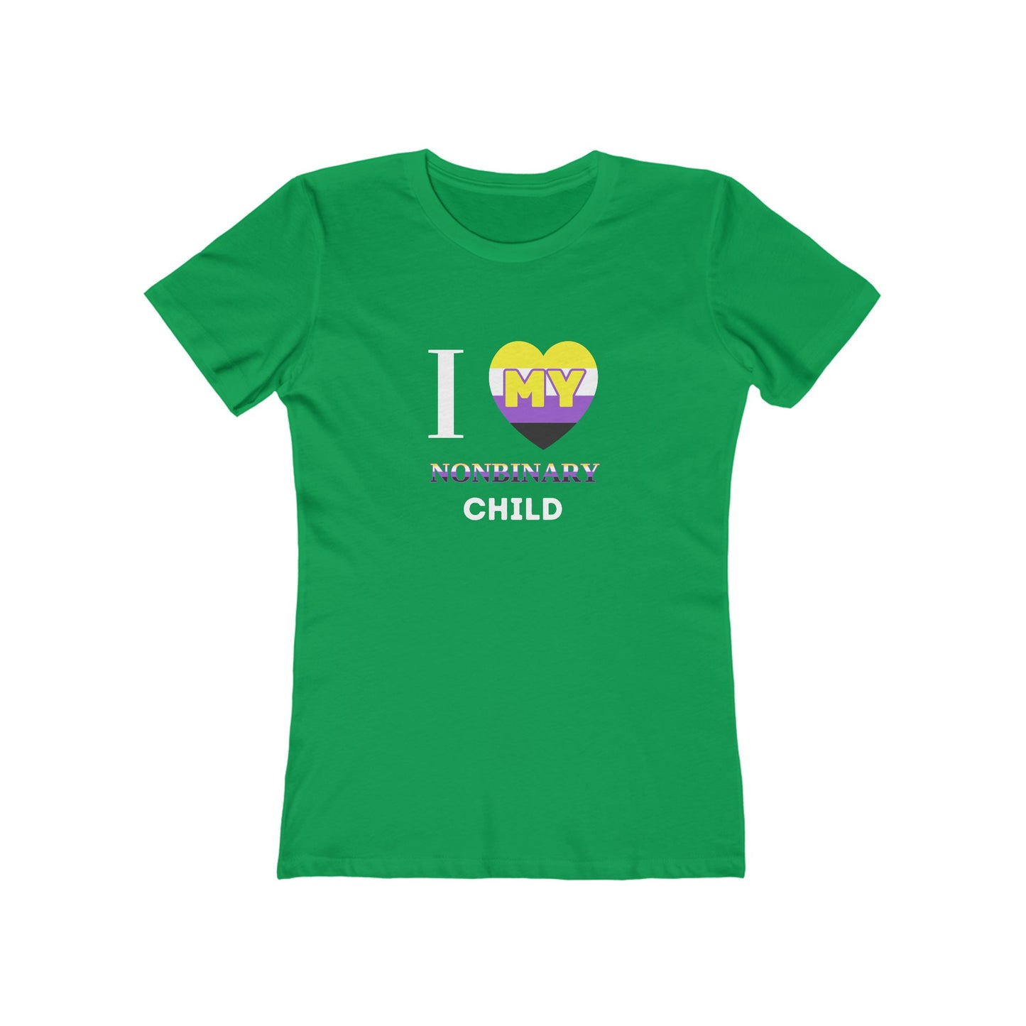 I Heart my NonBinary Child - Women's T-shirt