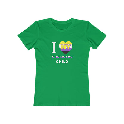 I Heart my NonBinary Child - Women's T-shirt