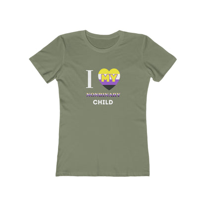 I Heart my NonBinary Child - Women's T-shirt