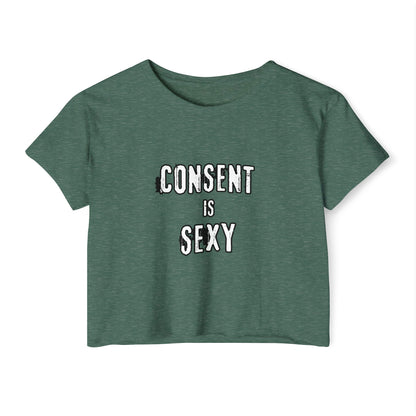 Consent is Sexy - Women's Festival Crop Top