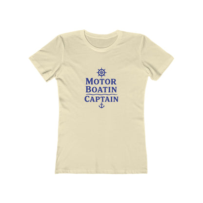 Motor Boatin Captain - Women's T-shirt