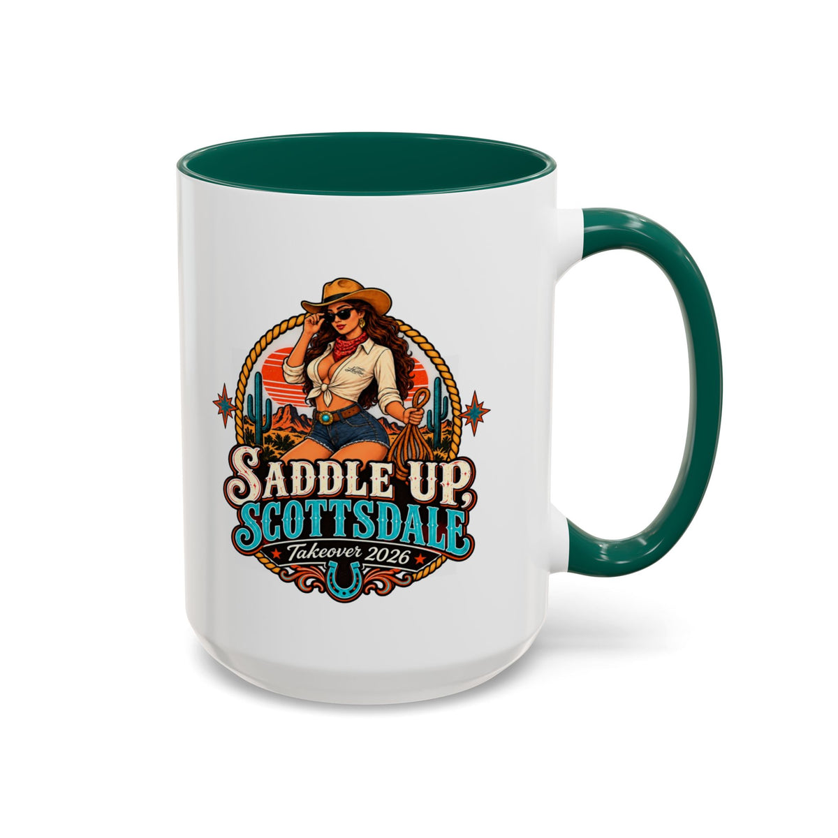 Saddle Up Scottsdale - Colorful Ceramic Mug