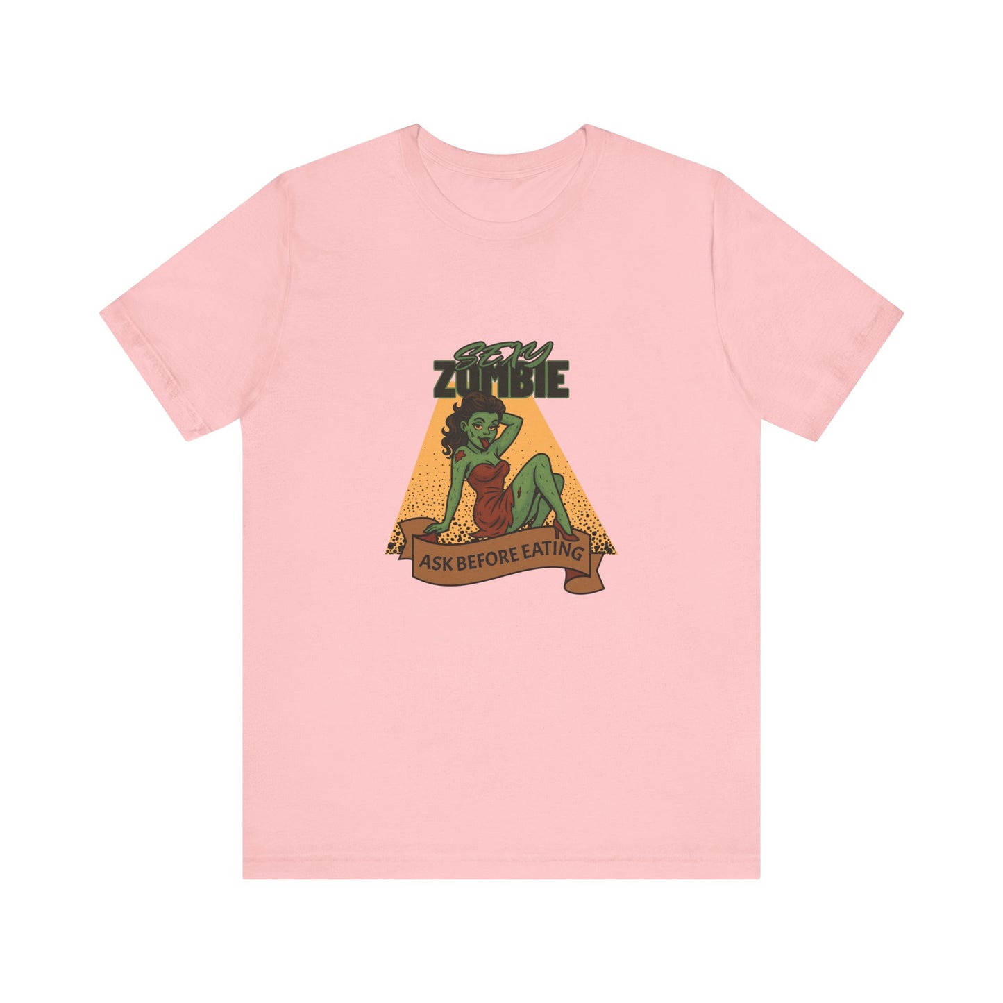 Sexy Zombie Ask Before Eating - Unisex T-Shirt