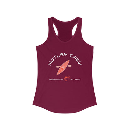 Motley Crew, Nancy Woods - Women's Ideal Racerback Tank