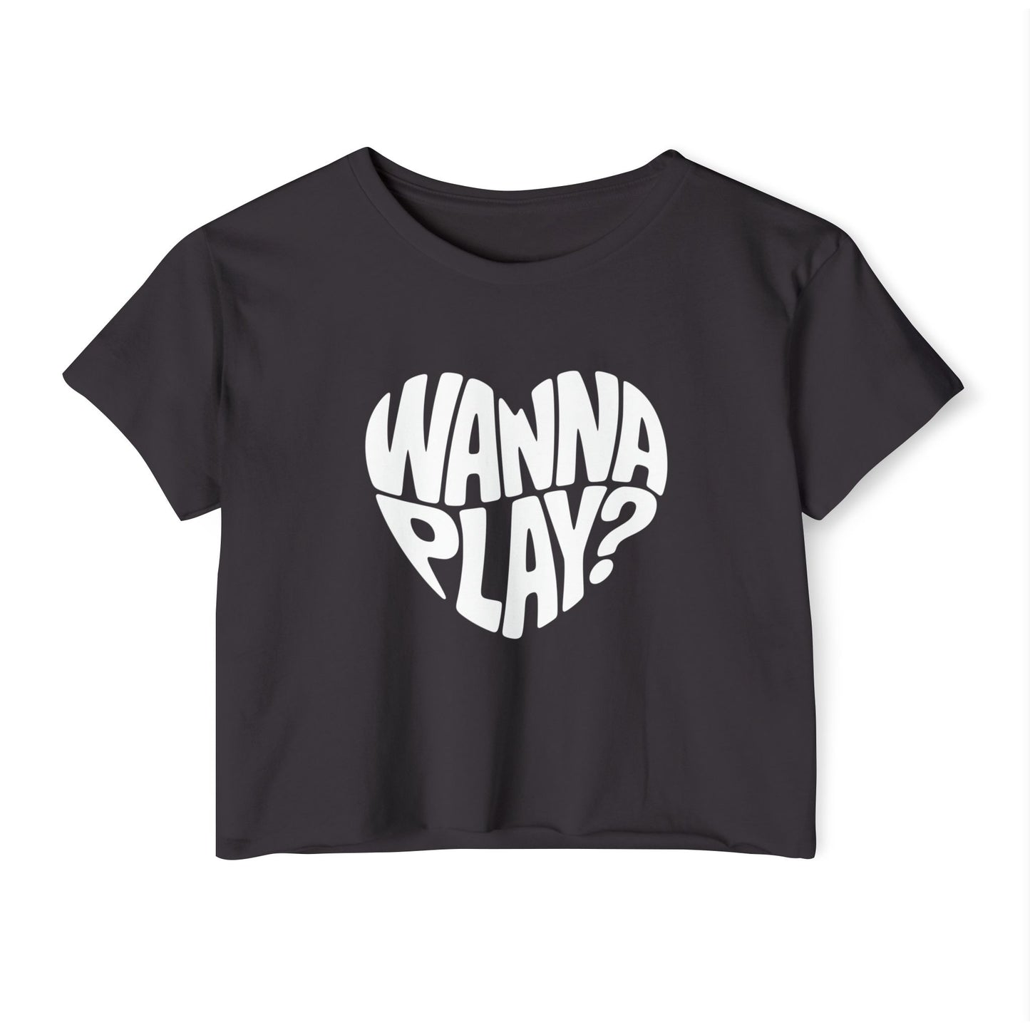 Wanna Play? - Women's Festival Crop Top