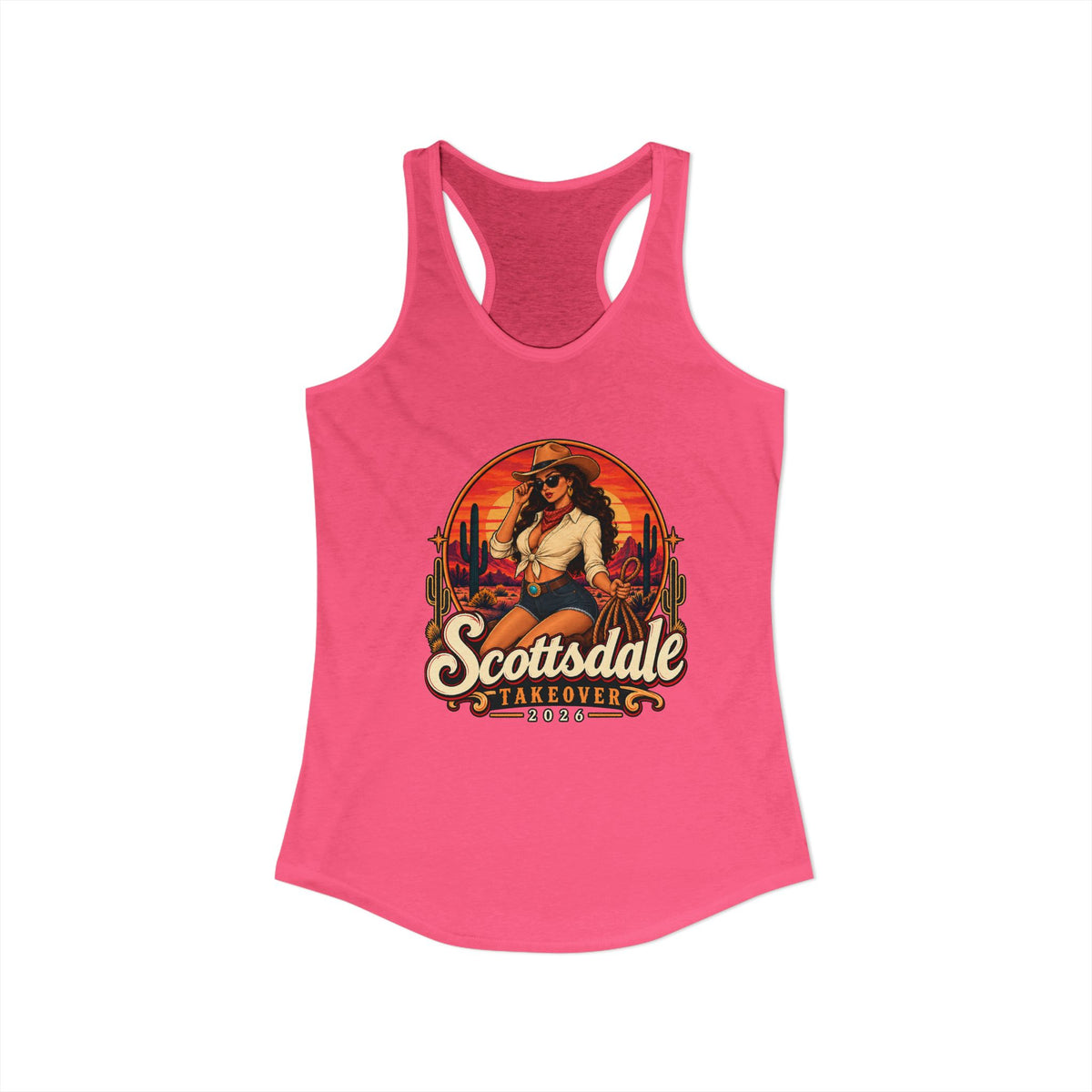 Scottsdale Takeover 2026 - Women's Ideal Racerback Tank