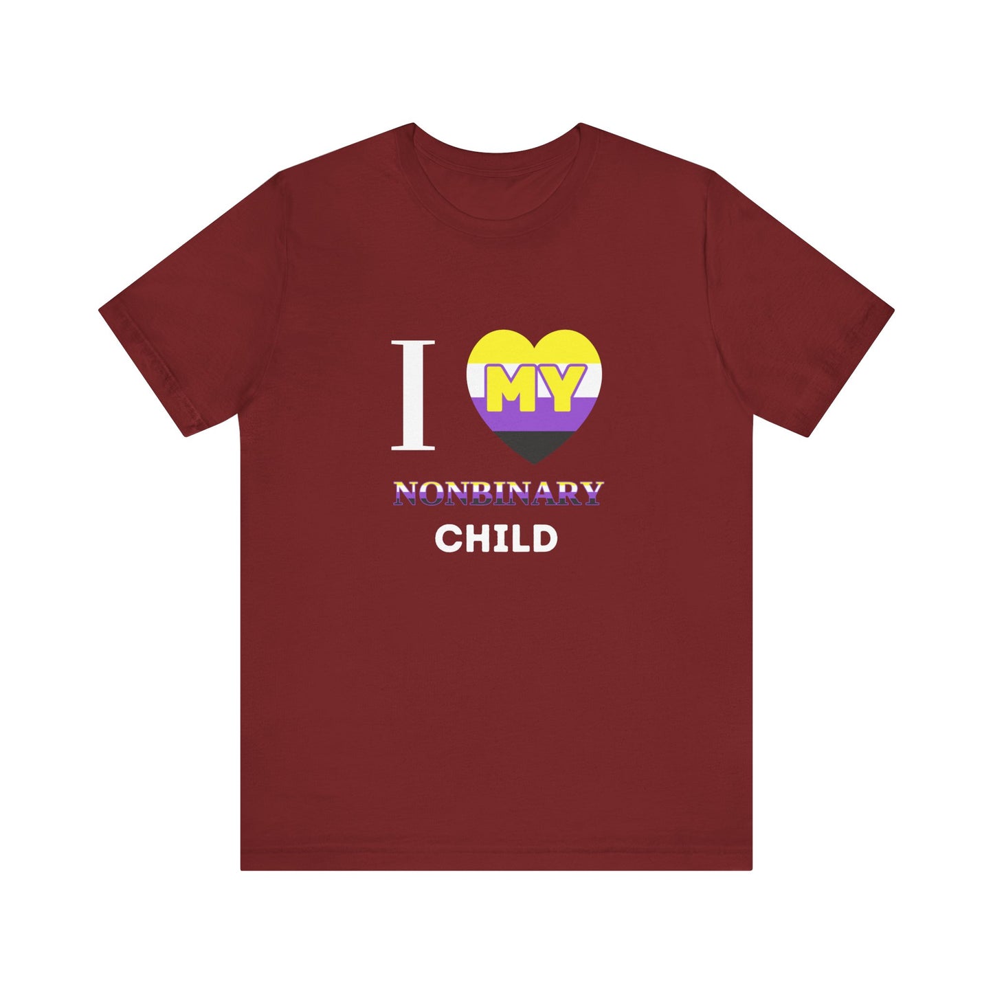 I Heart my Nonbinary Child - Unisex T-Shirt