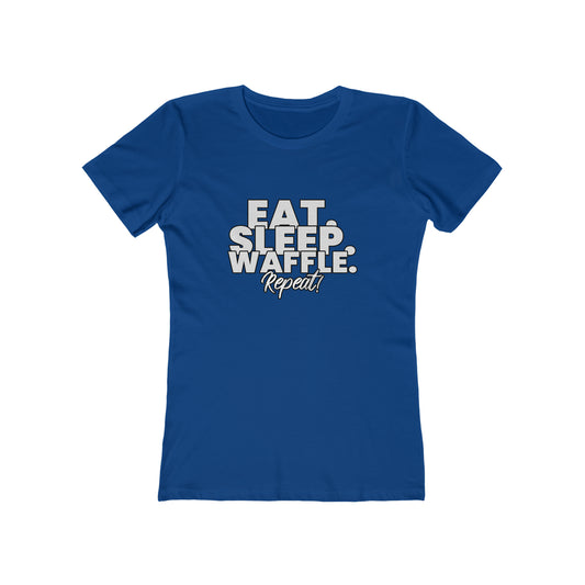 Eat. Sleep. Waffle. Repeat! - Women's T-shirt