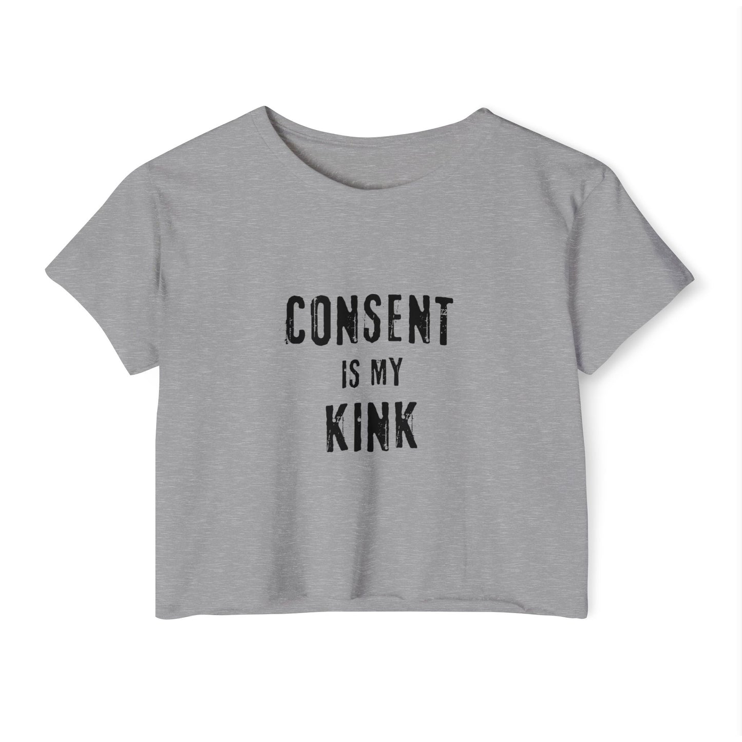 Consent is my Kink - Women's Festival Crop Top