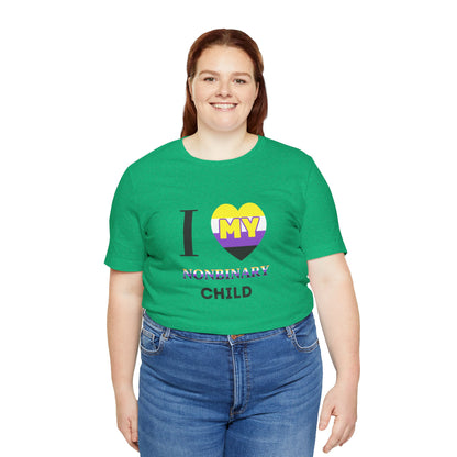 I Heart my Nonbinary Child - Unisex T-Shirt