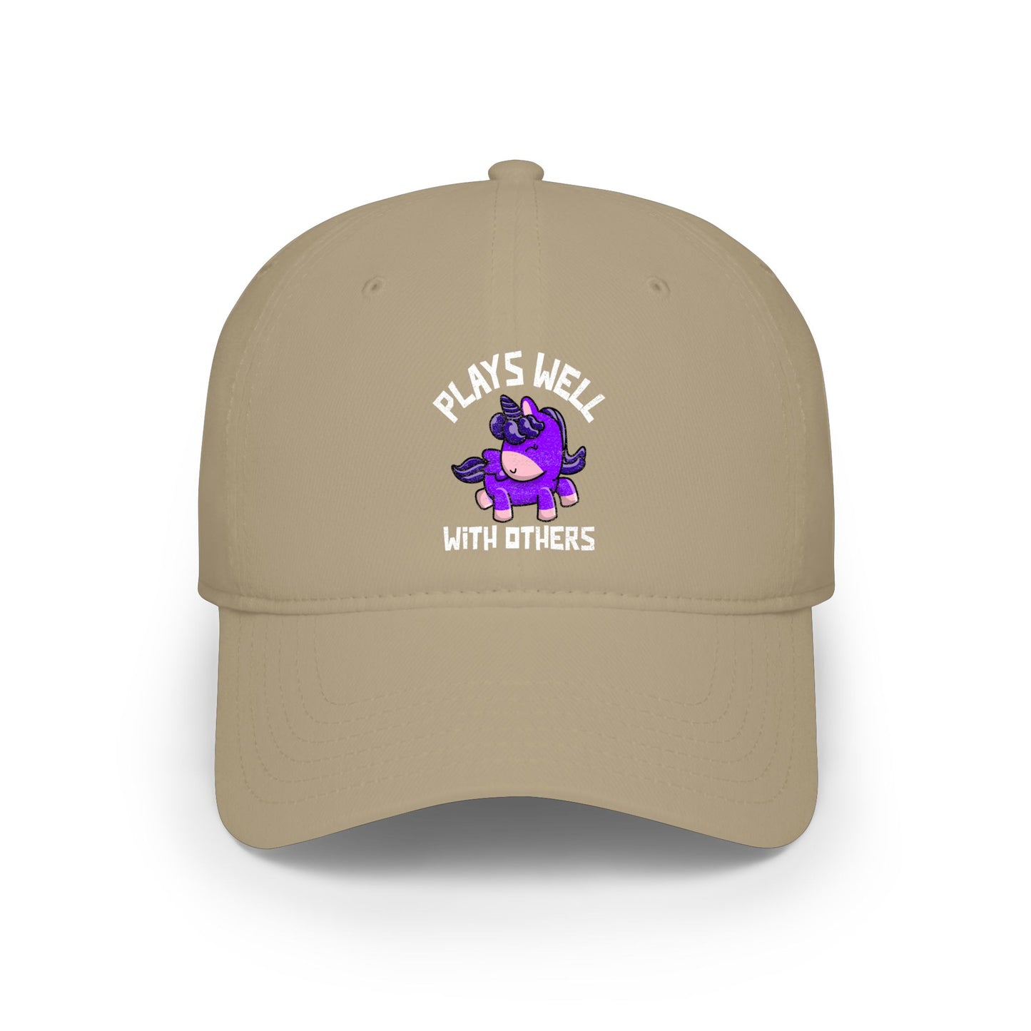 Plays Well With Others (Unicorn) - Baseball Cap