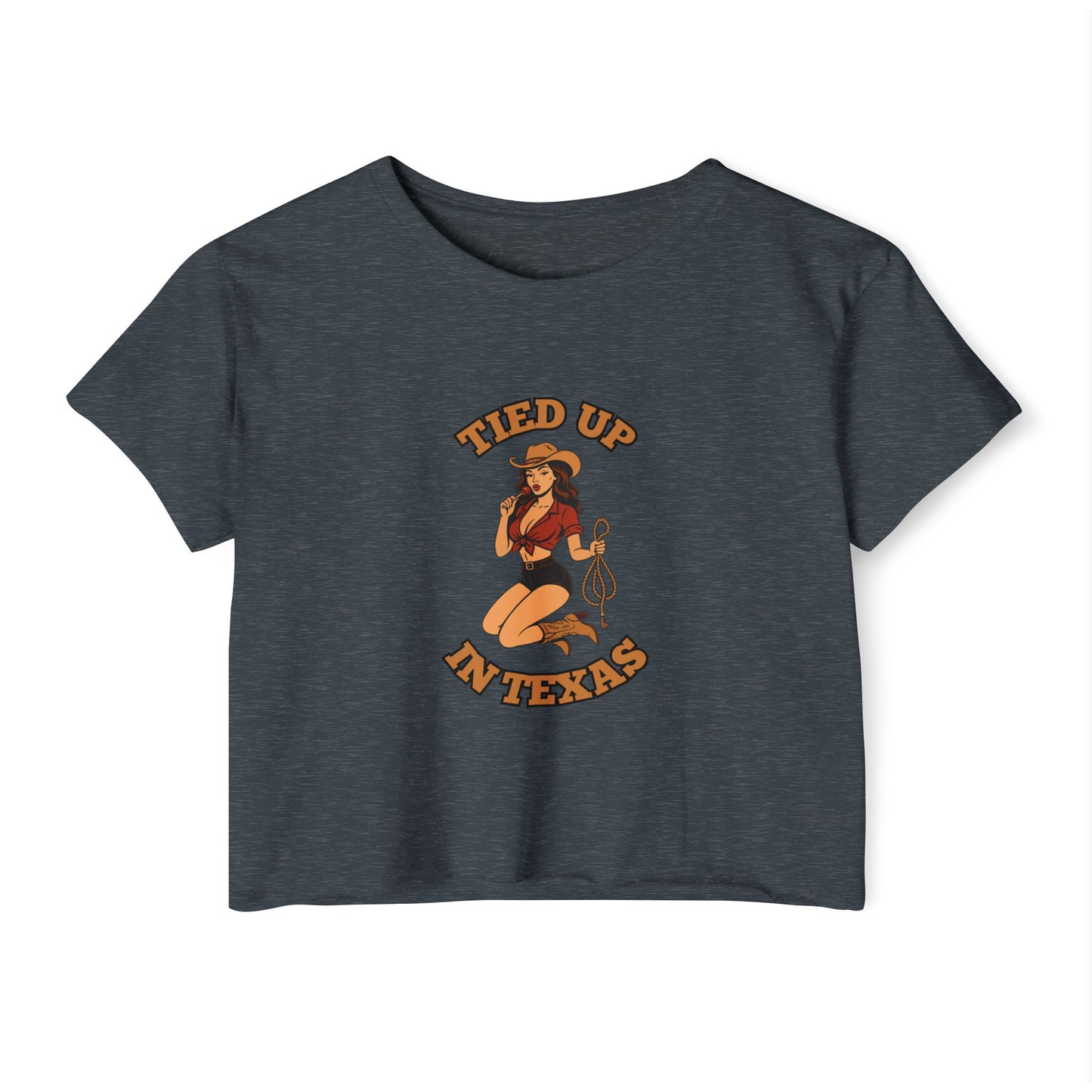 Tied Up in Texas - Women's Festival Crop Top