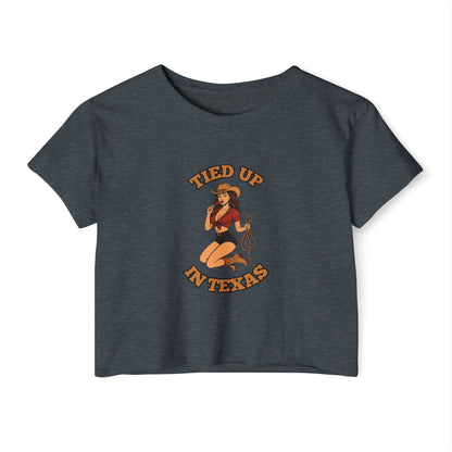 Tied Up in Texas - Women's Festival Crop Top