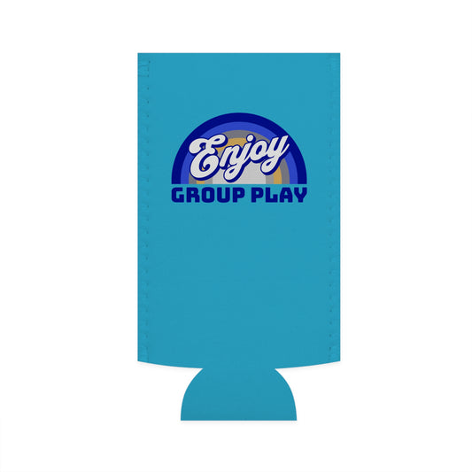 Enjoy Group Play - Slim Can Koozie
