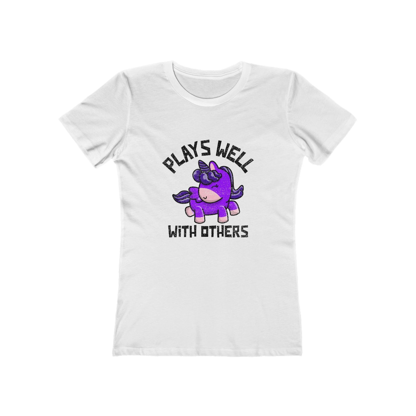 Plays Well With Others (Unicorn) - Women's T-shirt