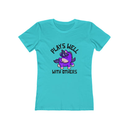 Plays Well With Others (Unicorn) - Women's T-shirt