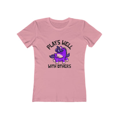Plays Well With Others (Unicorn) - Women's T-shirt