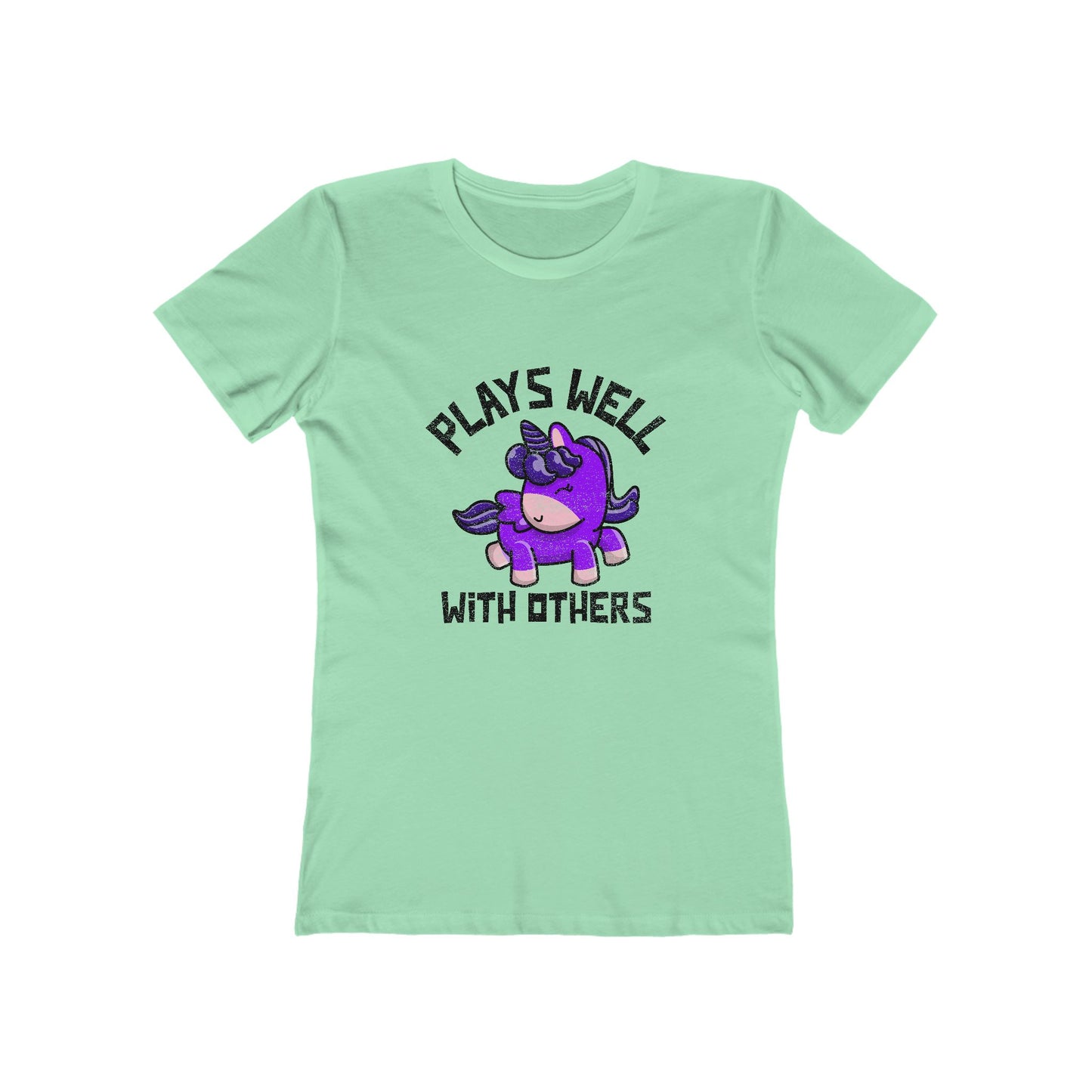 Plays Well With Others (Unicorn) - Women's T-shirt