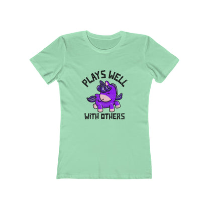 Plays Well With Others (Unicorn) - Women's T-shirt