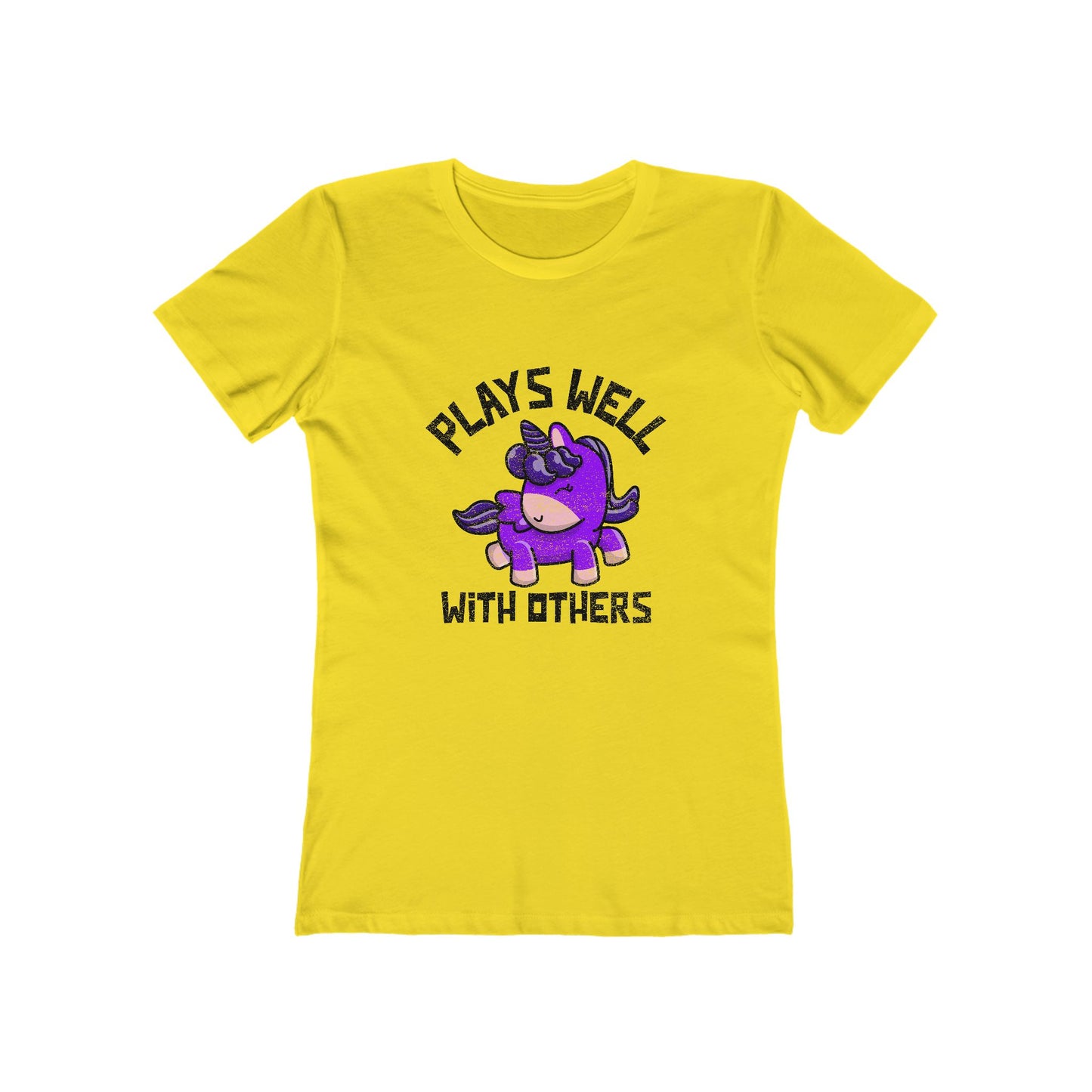 Plays Well With Others (Unicorn) - Women's T-shirt