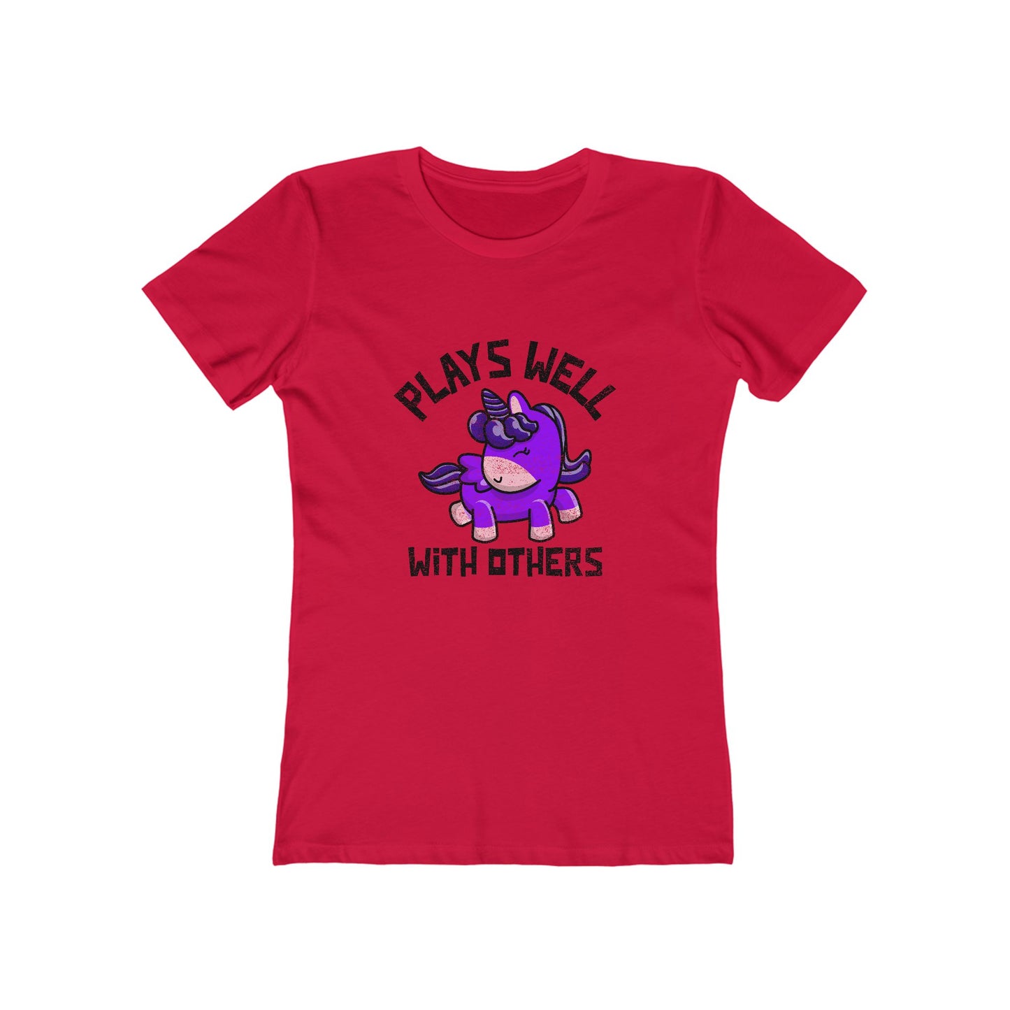 Plays Well With Others (Unicorn) - Women's T-shirt