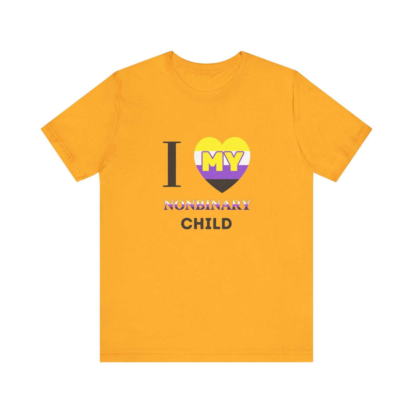 I Heart my Nonbinary Child - Unisex T-Shirt