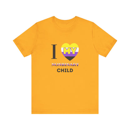 I Heart my Nonbinary Child - Unisex T-Shirt