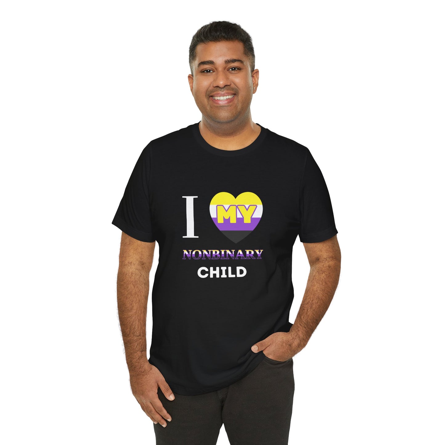 I Heart my Nonbinary Child - Unisex T-Shirt