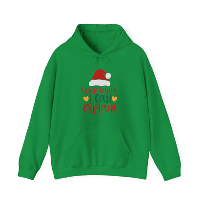 Dear Santa I Can Explain - Unisex Hooded Sweatshirt