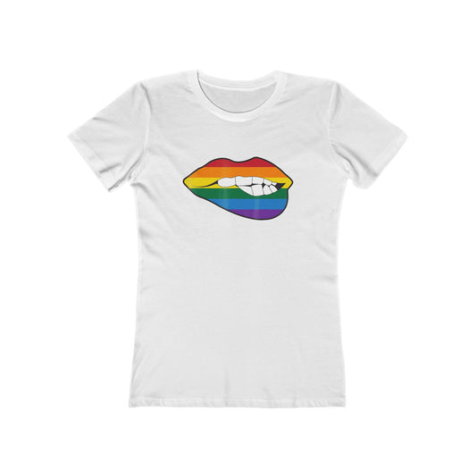 Pride Biting Lips - Women's T-shirt