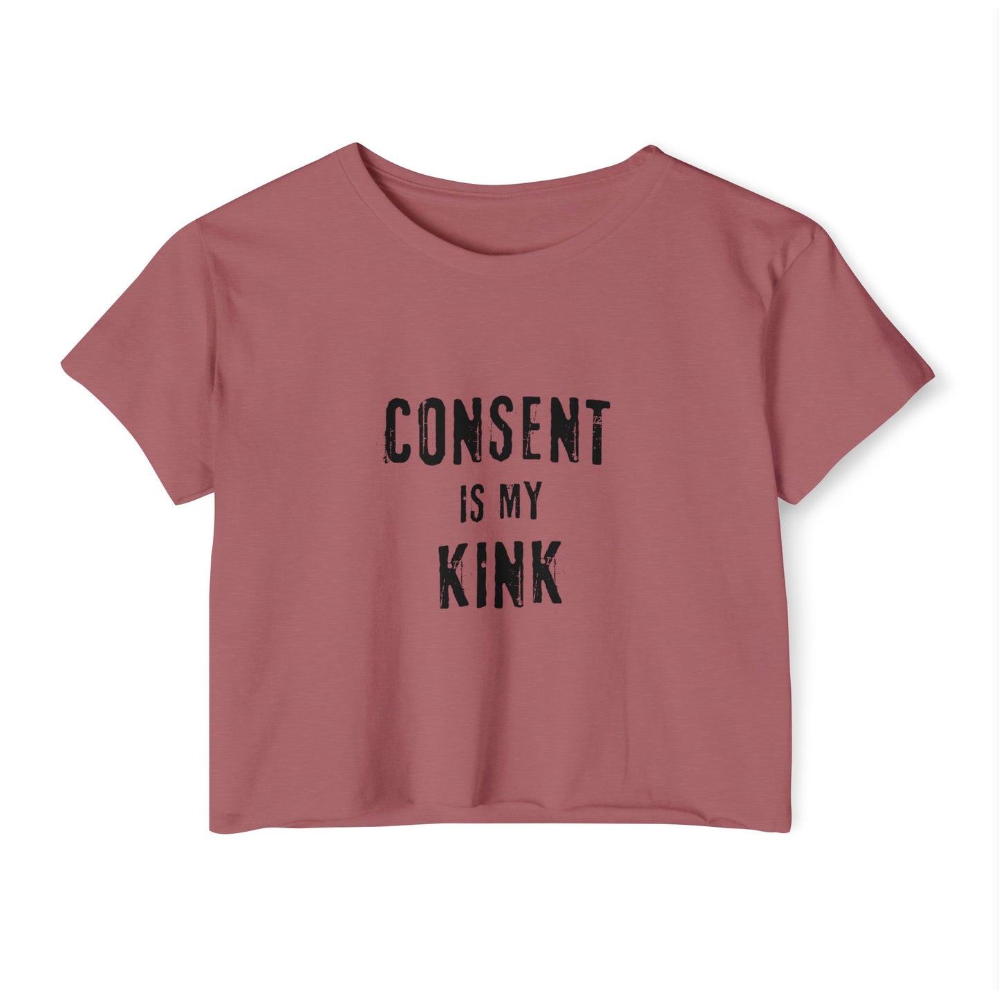 Consent is my Kink - Women's Festival Crop Top