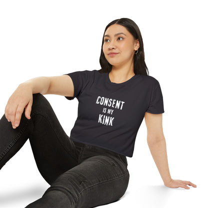 Consent is my Kink - Women's Festival Crop Top