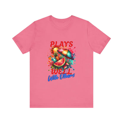 Plays Well With Others Beach - Unisex T-Shirt