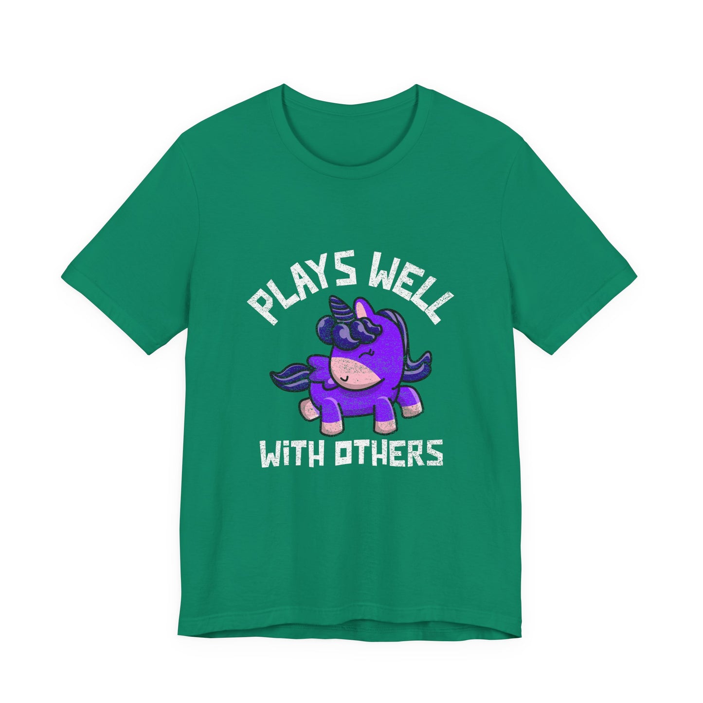 Plays Well With Others (Unicorn) - Unisex T-Shirt