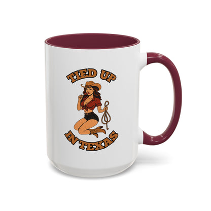 Tied up in Texas - Colorful Ceramic Mug