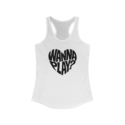 Wanna Play? - Women's Racerback Tank
