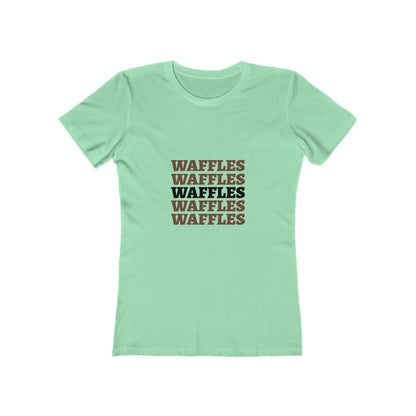 Waffles Mantra - Women's T-shirt