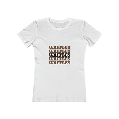 Waffles Mantra - Women's T-shirt